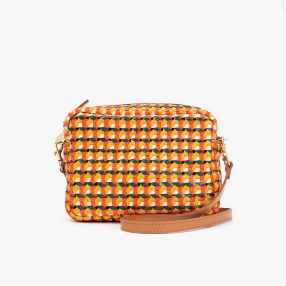 Clare V Rattan Midi Sac